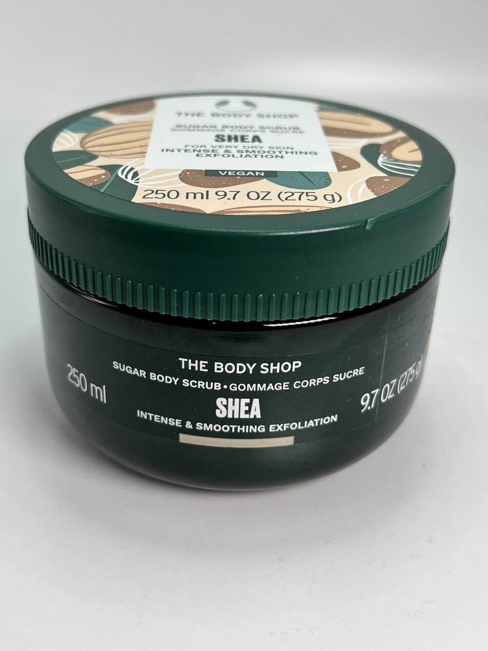 The Body Shop Sugar Body Scrub Shea 9.7 Oz NEW Discontinued Product
